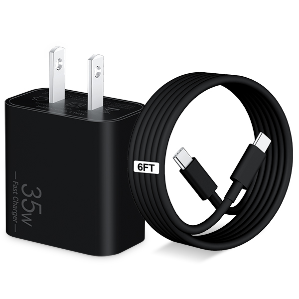 35W USB C Fast Charger for iPad Pro 13/12.9/11 inch 2025-2018, Air 6/5, Mini 7/6, iPad 11th(A16)/10th Generation, iPhone 17/16, 35Watt Type C Super Fast Charging Wall Charger Block with 6FT USBC Cable
